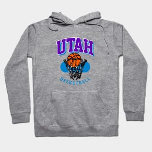 Vintage Utah Basketball Hoodie